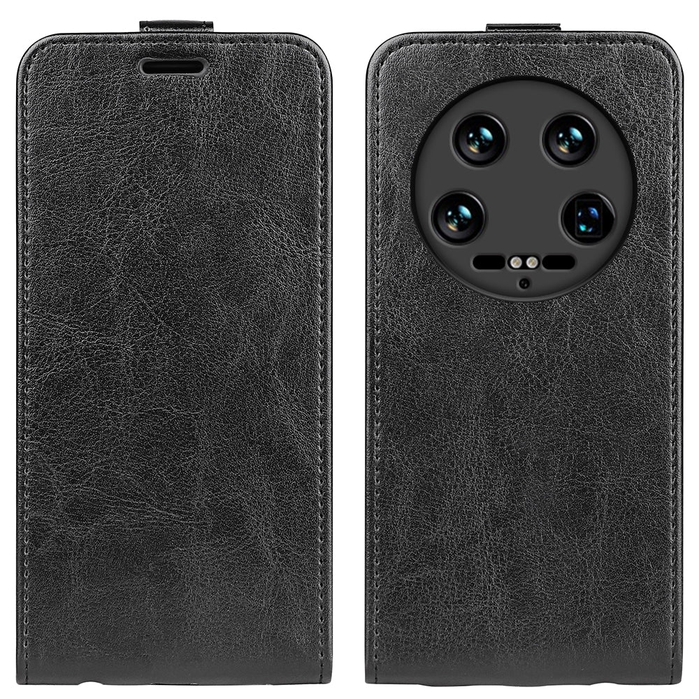 For Xiaomi 14 Ultra Case PU Leather Protective Vertical Flip Phone Cover with Card Holder For Xiaomi 14 Ultra Case PU Leather Protective Vertical Flip Phone Cover with Card Holder